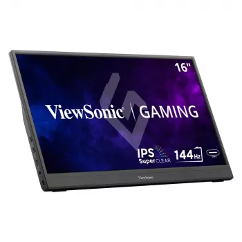 Viewsonic VX1654 kaasaskantav teler/monitor Kaasaskantav monitor Must 39,6 cm (15,6 inch) LED 1920 x 1080 pikslit