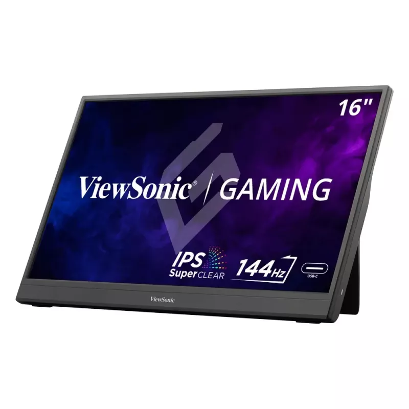 Viewsonic VX1654 kaasaskantav teler/monitor Kaasaskantav monitor Must 39,6 cm (15,6 inch) LED 1920 x 1080 pikslit