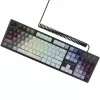 Mehaaniline klaviatuur LORGAR Azar 514 valge, RGB-taustvalgustusega, ENG paigutus