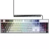 Mehaaniline klaviatuur LORGAR Azar 514 valge, RGB-taustvalgustusega, ENG paigutus
