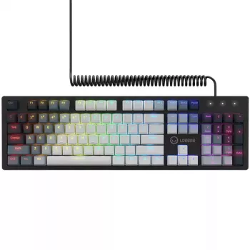 Mehaaniline klaviatuur LORGAR Azar 514 valge, RGB-taustvalgustusega, ENG paigutus