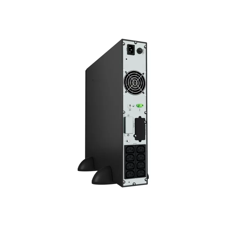 Vertiv Liebert GXE3-1000IRT2UXL katkematu toiteallikas (UPS) Topeltkonversioon (võrgutoite) 1 kVA 900 W 8 vahelduvvoolu pistikupesa(d)