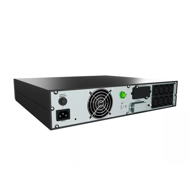 Vertiv Liebert GXE3-1000IRT2UXL katkematu toiteallikas (UPS) Topeltkonversioon (võrgutoite) 1 kVA 900 W 8 vahelduvvoolu pistikupesa(d)