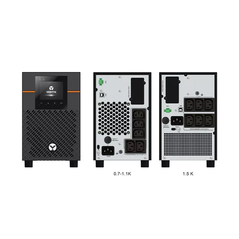 Vertiv Liebert Edge katkematu toiteallikas (UPS) – 750 VA 675 W 230 V liin-interaktiivne AVR minitorn | 0,9 võimsustegur