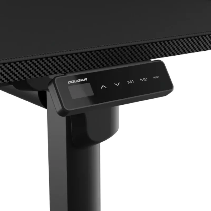 Laud COUGAR Gaming E-GRAV 180 Must Ristkülikukujuline Süsinikkiud 180x80cm