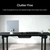 Laud COUGAR Gaming E-GRAV 180 Must Ristkülikukujuline Süsinikkiud 180x80cm