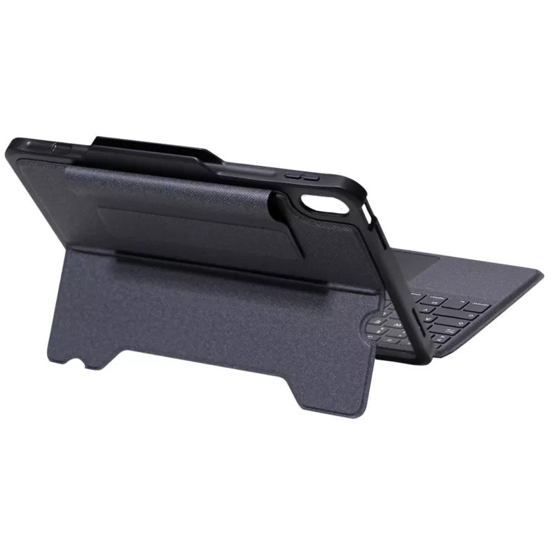 DEQSTER Rugged Touch klaviatuur 10.9″, QWERTZ, saksa, puuteplaat, Apple, Apple iPad 10, 9 tolli (10. põlvkond), 27.7 cm (10.9 tolli)