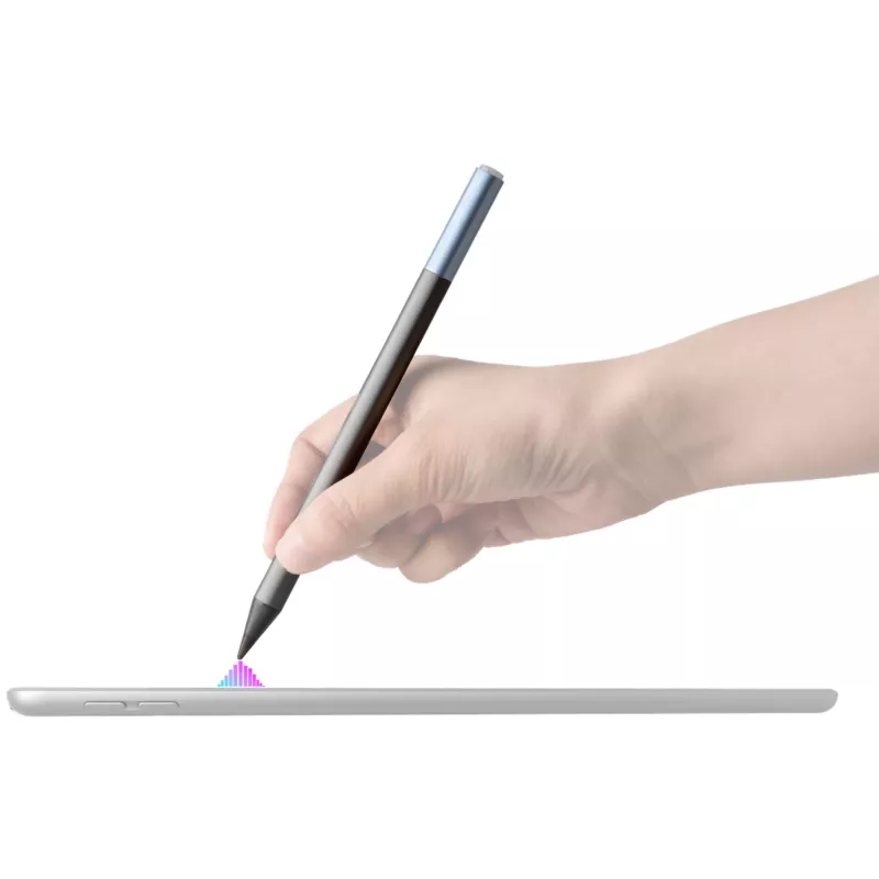 DEQSTER Pliiats 2, Tahvelarvuti, Apple, Sinine, Hall, Apple iPadid alates 2018, hall, Alumiinium, Polükarbonaat (PC), Polüoksümetüleen (POM)