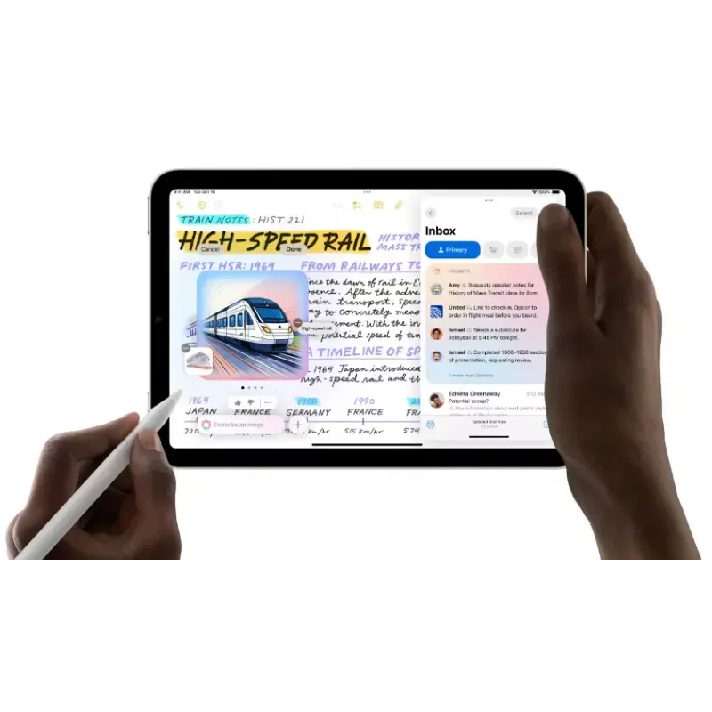 Tahvelarvuti Apple iPad mini Wi‑Fi 128GB Lilla — 8,3 tolli (21,1 cm) LED 2266×1488, A17 Pro, 12MP kaamerad, Wi‑Fi 6E, 293 g