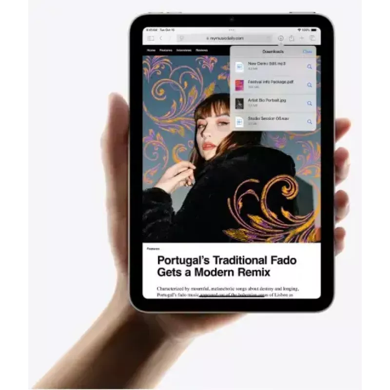 Tahvelarvuti Apple iPad mini Wi‑Fi 128GB Lilla — 8,3 tolli (21,1 cm) LED 2266×1488, A17 Pro, 12MP kaamerad, Wi‑Fi 6E, 293 g