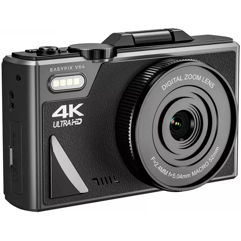 Kompaktne digikaamera EASYPIX V64 Flip 20203 — 16 MP, 1080p video