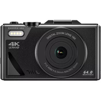 Kompaktne digikaamera EASYPIX V64 Flip 20203 — 16 MP, 1080p video