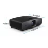 BenQ W2720i standardprojektsiooniga projektor 2500 ANSI luumenit DLP UHD 4K (3840x2160) 3D Must