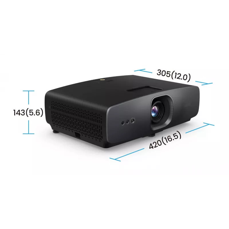 BenQ W2720i standardprojektsiooniga projektor 2500 ANSI luumenit DLP UHD 4K (3840x2160) 3D Must