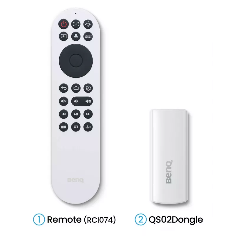 BenQ W2720i standardprojektsiooniga projektor 2500 ANSI luumenit DLP UHD 4K (3840x2160) 3D Must