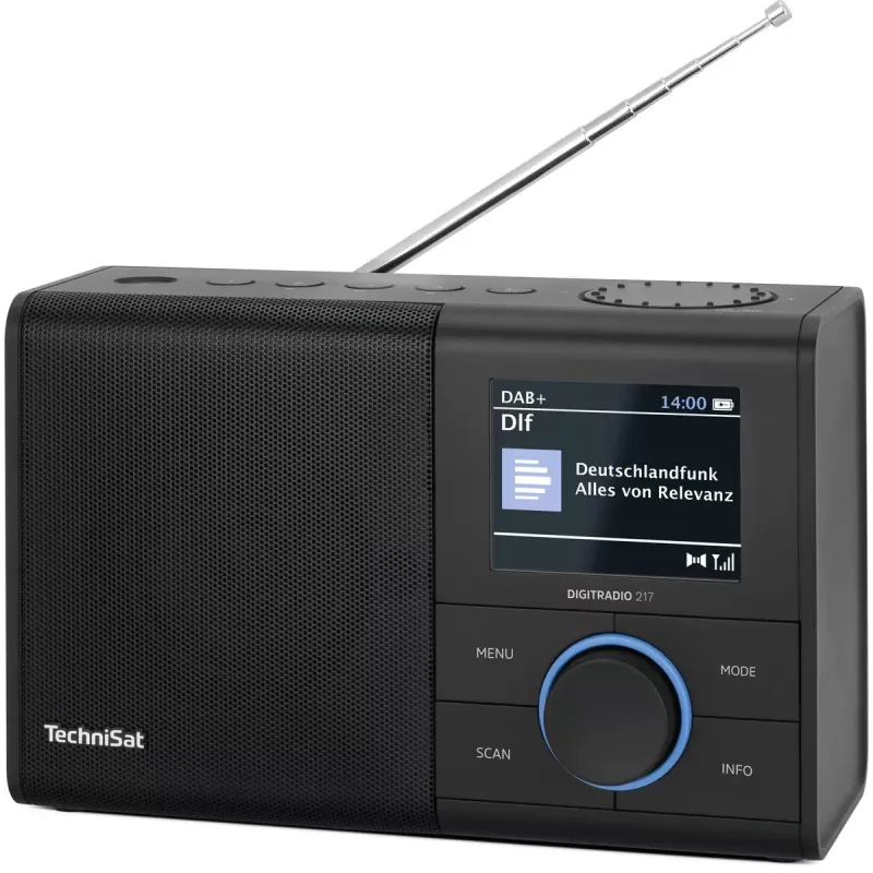 Kantav raadio TechniSat DIGITRADIO 217 analoog ja digitaalne DAB+ FM