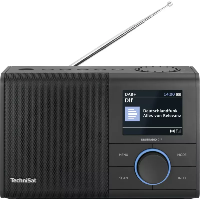 Kantav raadio TechniSat DIGITRADIO 217 analoog ja digitaalne DAB+ FM