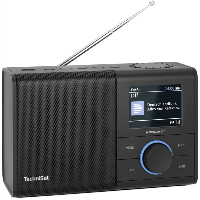 Kantav raadio TechniSat DIGITRADIO 217 analoog ja digitaalne DAB+ FM