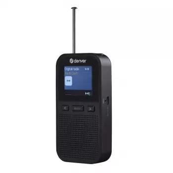 Isiklik raadio Denver DAH-126 analoog- ja digitaalvastuvõtuga DAB+ FM 10W