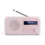 Kaasaskantav raadio Sharp DR-P420 digitaalse tuuneriga DAB DAB+ FM roosa