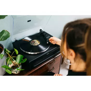 Rihmülekandega audio plaadimängija Lenco LS-430BK Must 40W Bluetooth