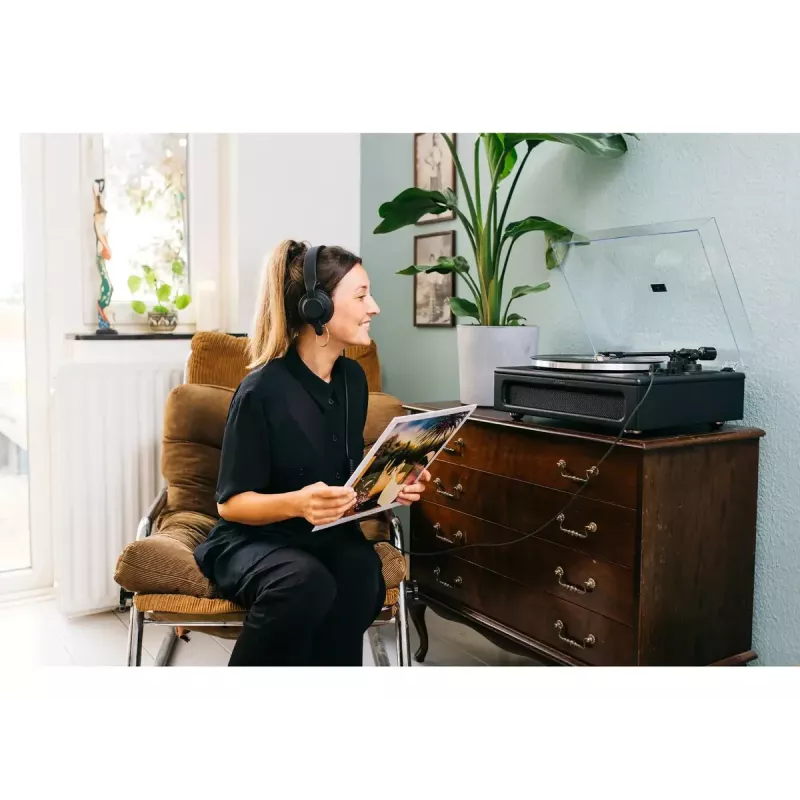 Rihmülekandega audio plaadimängija Lenco LS-430BK Must 40W Bluetooth
