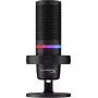 HyperX DuoCast - USB-mikrofon (must) - RGB-valgustus