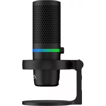 HyperX DuoCast - USB-mikrofon (must) - RGB-valgustus