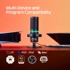 HyperX DuoCast - USB-mikrofon (must) - RGB-valgustus