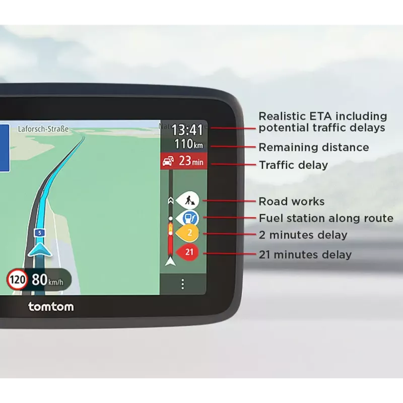 TomTom GO Classic navigaator 5-tolline puuteekraan Must 32 GB 2000 MB RAM