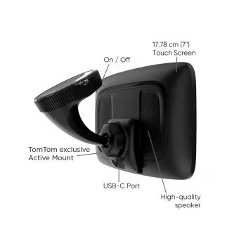 Käsipõlve GPS-navigaator TOMTOM GO 7-tollise puuteekraaniga, 32 GB, Euroopa kaardid, must