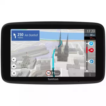 Käsi-/fikseeritud GPS-navigaator TOMTOM GO 15,2 cm (6 tolli) puuteekraan, Bluetooth, Wi‑Fi, Euroopa kaardid, 0,27 kg