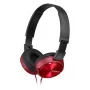 Sony MDR-ZX310AP, juhtmega, 10 - 24000 Hz, kõned/muusika, 125 g, peakomplekt, punane