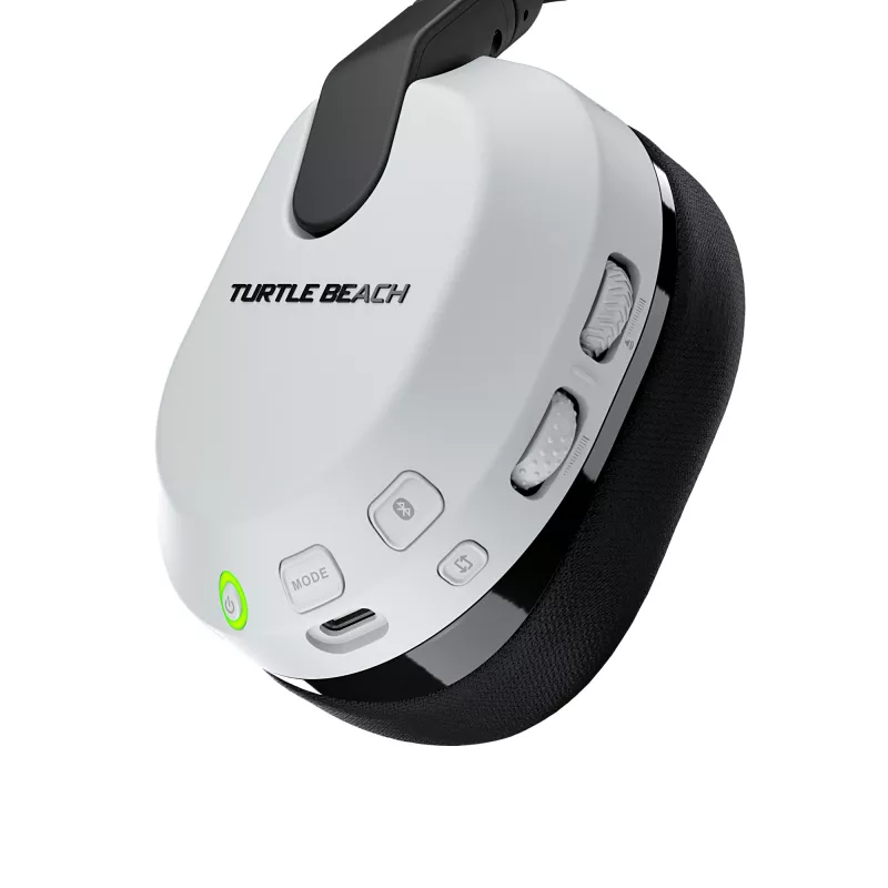 Turtle Beach Stealth 600 Valge PlayStationi juhtmevabad mängukõrvaklapid, aku kestus kuni 80 tundi, 50 mm kõlarid ja Bluetooth PS5, PS4, arvuti ja mobiilseadmete jaoks