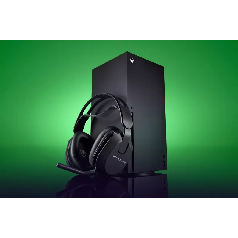 Turtle Beach Stealth 500 must Xboxi juhtmevaba mängupeakomplekt kuni 40-tunnise akuga Xbox Series X/S, Xbox One jaoks ning Bluetoothi kaudu arvuti ja mobiilseadmete jaoks