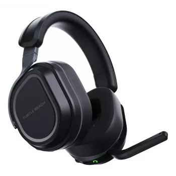 Turtle Beach Stealth 700 must PlayStation juhtmevaba mänguripeakomplekt, aku kestvusega kuni 80 tundi, Bluetooth, kaks saatjat ja 60 mm kõlarid PS5, PS4, arvuti ja mobiilseadmete jaoks