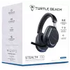 Turtle Beach Stealth 700 must PlayStation juhtmevaba mänguripeakomplekt, aku kestvusega kuni 80 tundi, Bluetooth, kaks saatjat ja 60 mm kõlarid PS5, PS4, arvuti ja mobiilseadmete jaoks