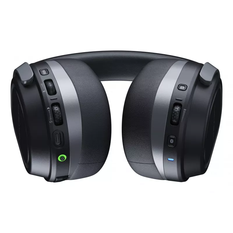 Turtle Beach Stealth 700 must Xboxi juhtmevaba mängupeakomplekt koos 80-tunnise aku, Bluetoothi, kahe saatja ja 60 mm kõlaritega Xbox Series X|S, Xbox One, PC ja mobiilseadmete jaoks