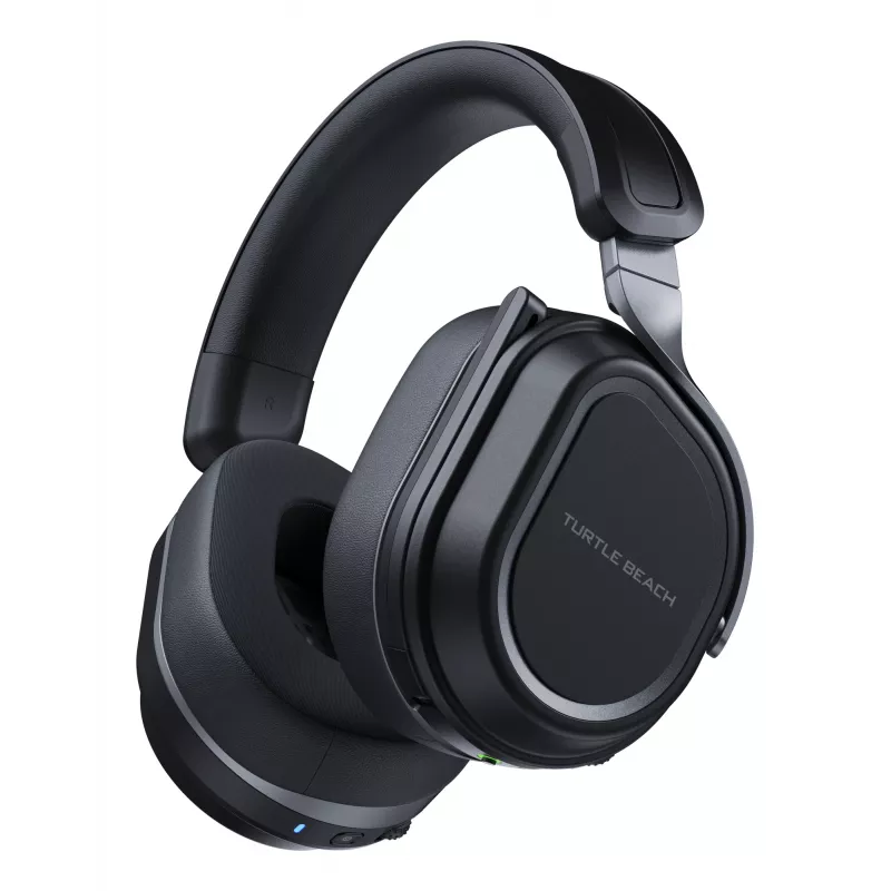 Turtle Beach Stealth 700 must juhtmevaba mänguri peakomplekt, kuni 80-tunnise aku, Bluetoothi, kahe saatja ja 60 mm kõlaritega arvutile, PS5-le, PS4-le ja mobiilseadmetele