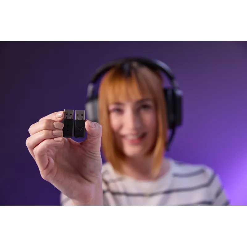 Turtle Beach Stealth 700 must juhtmevaba mänguri peakomplekt, kuni 80-tunnise aku, Bluetoothi, kahe saatja ja 60 mm kõlaritega arvutile, PS5-le, PS4-le ja mobiilseadmetele