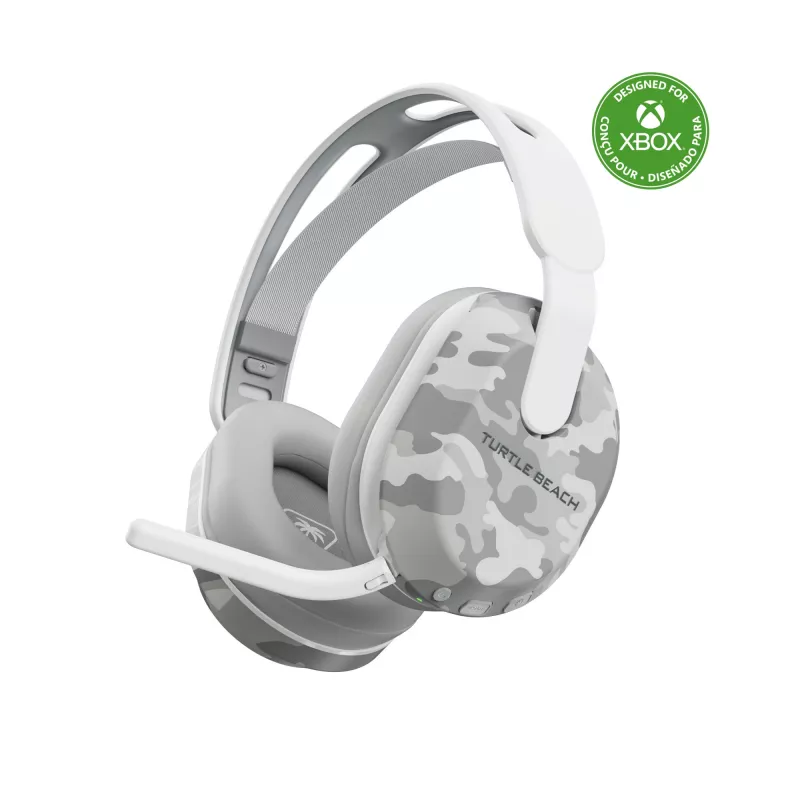 Turtle Beach Stealth 500 Arctic Camo Xboxi juhtmeta mängupeakomplekt kuni 40-tunnise aku kestusega Xbox Series X/S, Xbox One jaoks ja töötab Bluetoothi kaudu, arvuti ja mobiiliga