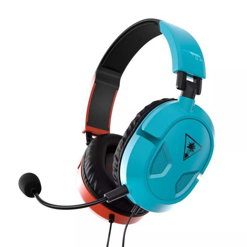 Turtle Beach Recon 50 peakomplekt Juhtmega ühendatav Kõrvaklambid Mängimine Sinine, Punane