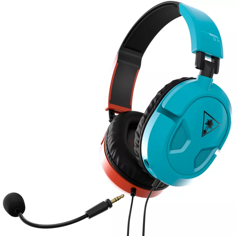 Turtle Beach Recon 50 peakomplekt Juhtmega ühendatav Kõrvaklambid Mängimine Sinine, Punane