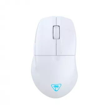 Turtle Beach Pure Air Valge – ülikerge juhtmevaba ergonoomiline RGB-mänguhiir, 26K DPI optiline andur, 125 h aku, RGB-valgustus