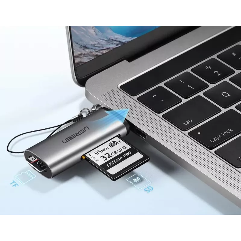 Ugreen 50704 card reader USB 3.2 Gen 1 (3.1 Gen 1) USB-C hall