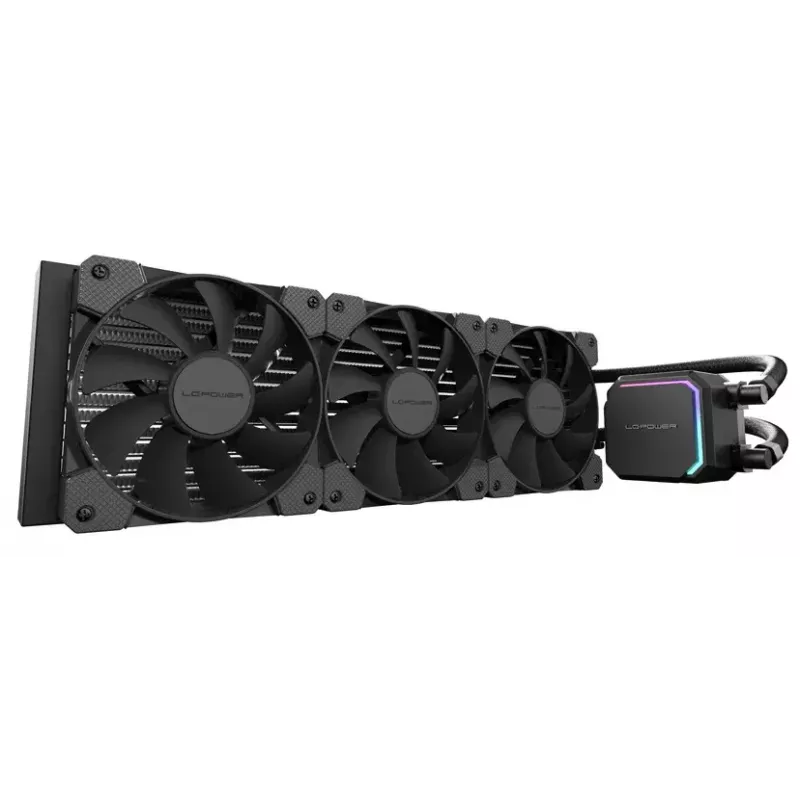 Kõik-ühes vedelikjahuti LC-Power LC-CC-360-B 12 cm Must