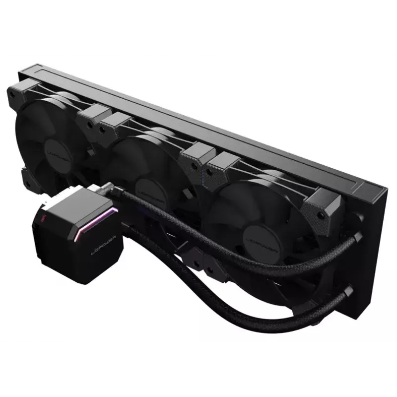 Kõik-ühes vedelikjahuti LC-Power LC-CC-360-B 12 cm Must