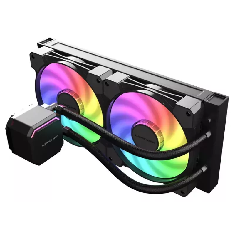 Vedelikjahutuskomplekt LC-Power LC-CC-240-B-ARGB 12 cm Must