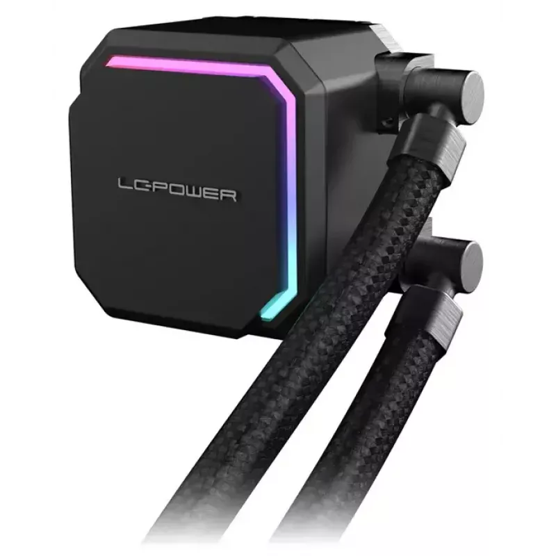 Vedelikjahutuskomplekt LC-Power LC-CC-240-B-ARGB 12 cm Must