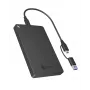 ICY BOX IB-201T-CU31 SSD-korpus Must 2,5-tolline